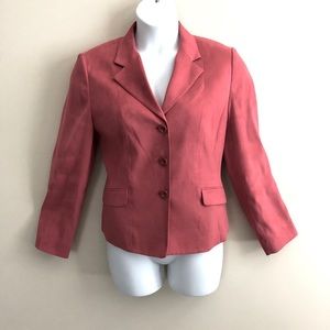 Pink salmon Talbots jacket